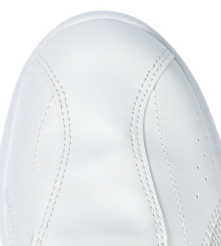 ラウンドタイプのつま先