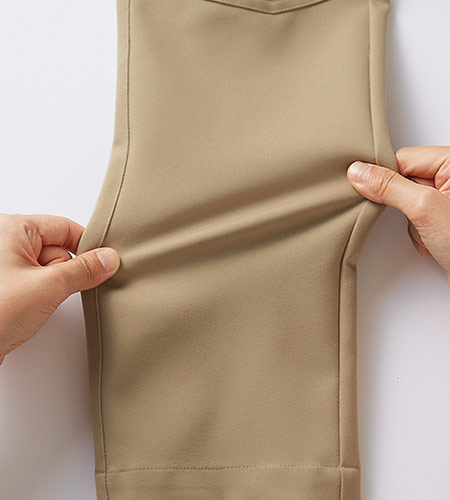 快適なストレッチ性の画像