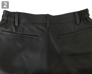 黒パンツのポイント②両腰と左右ヒップポケット