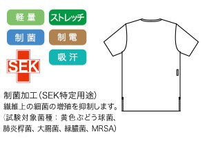 超軽量のストレッチ素材