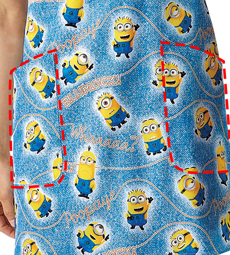 左右ポケットの画像