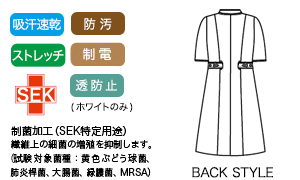 住商モンブランのワンピース(71-OM311)の素材