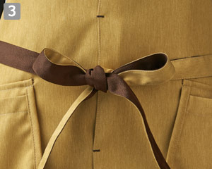 胸当てエプロン(71-OV5005)の商品詳細「腰ひも」