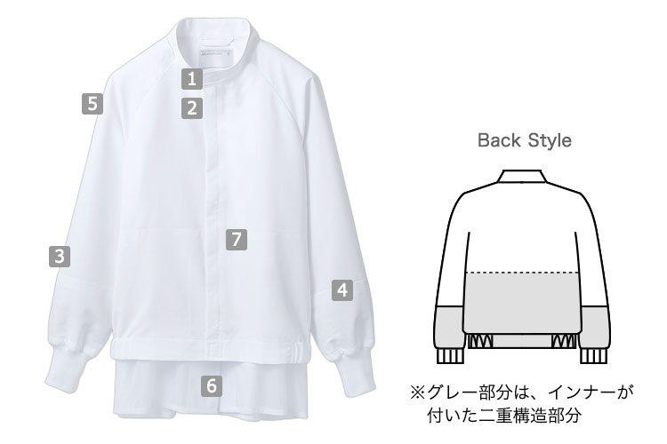 長袖ジャンパー(71-RL8701)の詳細画像