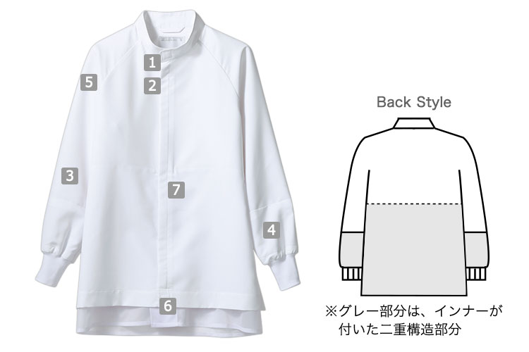 長袖ブルゾン(71-RL8711)の詳細画像