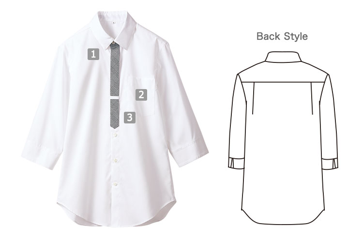 七分袖シャツ(71-SS005)の商品詳細