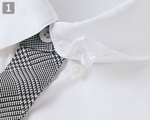 七分袖シャツ(71-SS005)の商品詳細「比翼仕立てのボタンダウン」