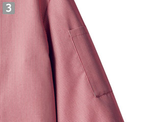 コックシャツのポイント②袖ポケット