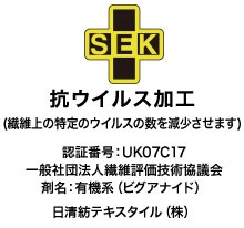 SEK抗ウイルス加工