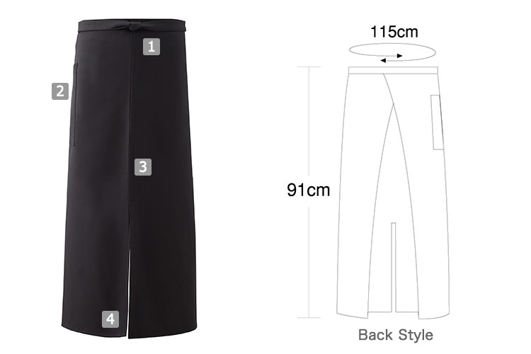 スリット入ソムリエの商品詳細        