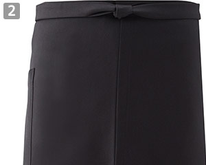 ソムリエエプロンのポイント②右腰ポケット付き