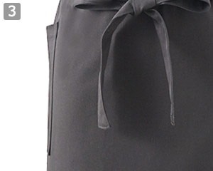 胸付ソムリエエプロンのポイント③右腰ポケット