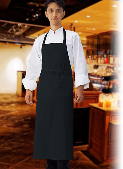 ロング丈で足元も汚れにくい!日本職人のこだわりがつまったエプロン。