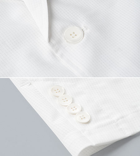 袖口スリット入り