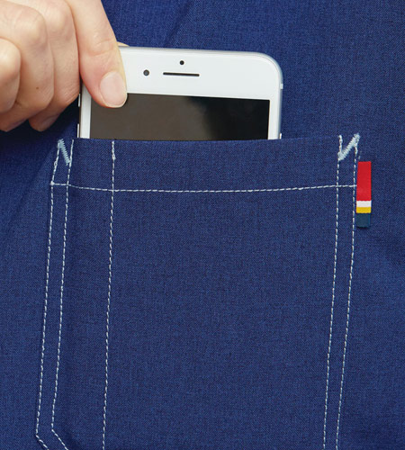 左胸ポケットの画像