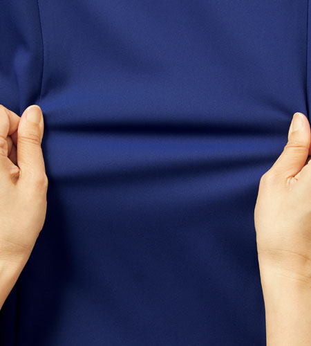 伸縮性の高いストレッチ生地