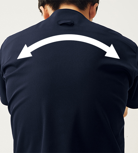 動きやすいストレッチ素材