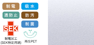 レディースパンツ ca1703の素材