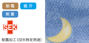 ナガイレーベンのスクラブ cps9207の素材