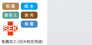 ナガイレーベンの白衣 ho4972の素材