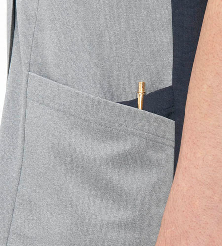 左腰ダブルポケット