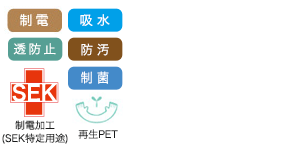 ナガイレーベンのレディースパンツ kes1173の素材