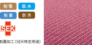 ナガイレーベンのスクラブ rt5062の素材