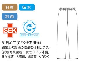 ナガイレーベンのスクラブ sh5313の素材