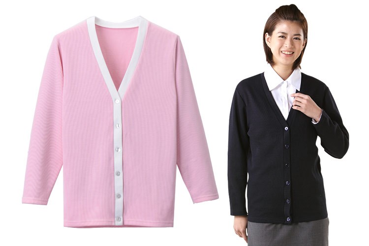 ディーフェイズの6色カーディガン A7-C10