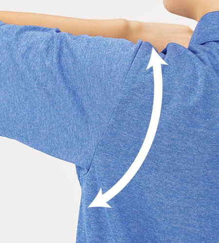 ARM360°・長めの袖丈