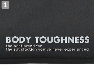 パワーストレッチヘアバンド(b0-jw610)の商品詳細「BODY TOUGHNESSロゴ入り」