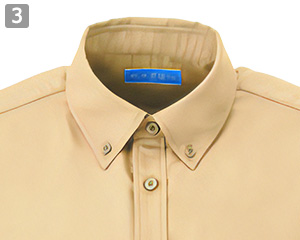 マルチボタンダウンシャツ長袖(B4-KZN105)の商品詳細「ボタンダウン」