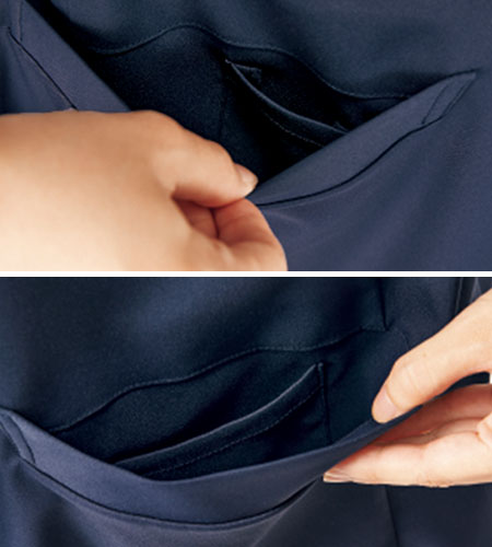 右腰上部の箱ポケット