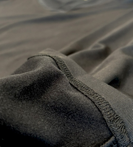 背中が見えにくい設計