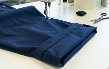 裾上げ・裾直し仕上がりイメージ