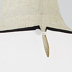 後ろボタン開き