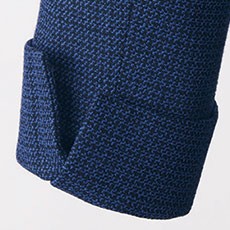 折り返し可能な袖口