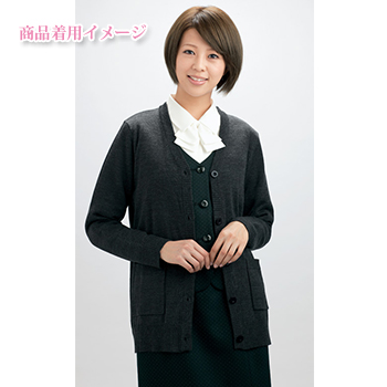 Alice Auaa ロングカーディガン alice auaa フリルロングカーディガン