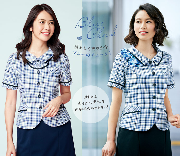 オーバーブラウス[チェック](22-AR1607)　メイン画像③
