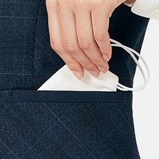 ポケット内抗ウイルス加工