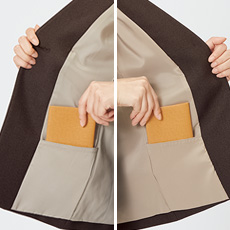 左右内ポケット