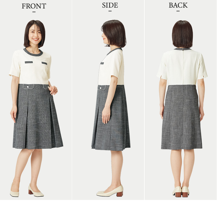 事務服・制服 ワンピース(22-M53291) メイン画像⑤