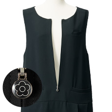 ファスナー前中心あき