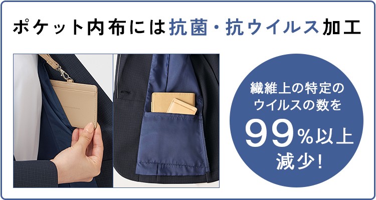 ジャケット(33-GJAL2351) 抗ウイルス抗菌画像