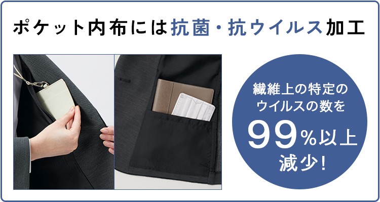 ジャケット(33-GJAL2251) 抗ウイルス抗菌画像
