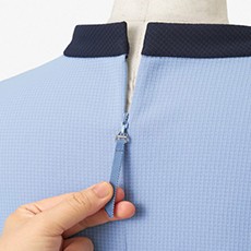 背中ファスナー
