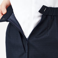 左脇ファスナー