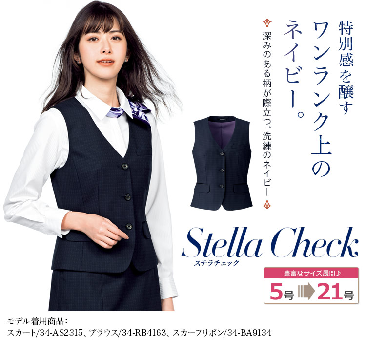 ベスト[チェック/静電気防止/抗菌防臭](34-AV1269)