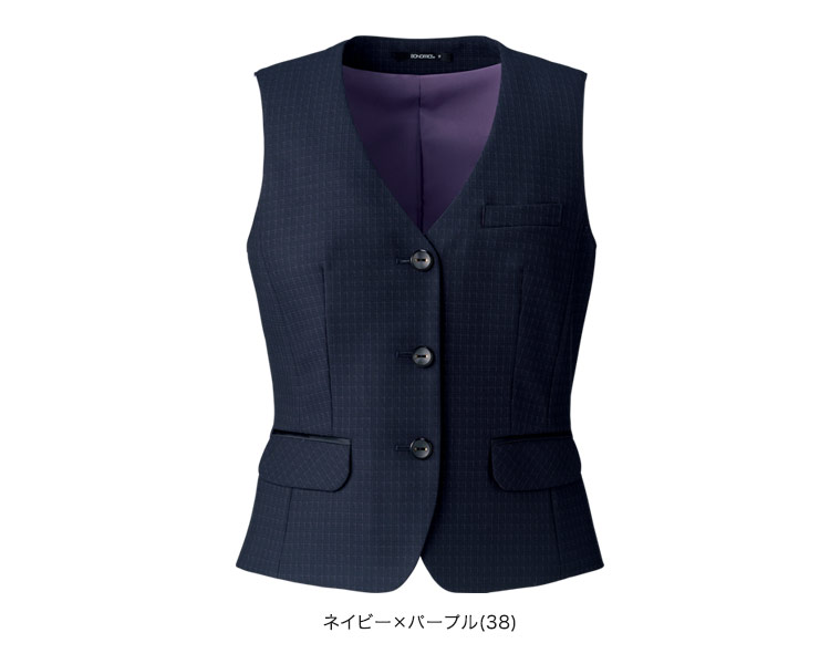 ベスト[チェック/静電気防止/抗菌防臭](34-AV1269)カラーバリエーション 