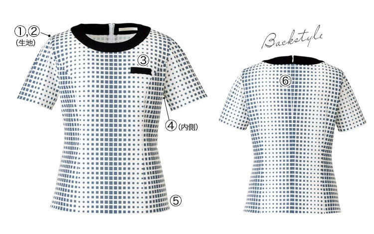 半袖プルオーバー[ニット/チェック](34-BCK7305) 詳細